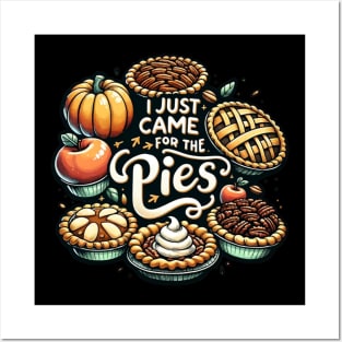 Funny Pie Lover Thanksgiving Dinner Posters and Art